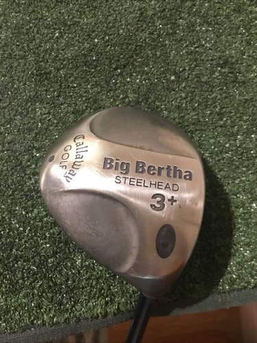 Callaway Big Bertha Steelhead 3+ Wood Strong Flex RCH 99 Graphite Shaft