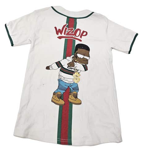 Adult Medium - Rise as 1NE Limited Edition Wizop - Button Cartoon Jersey Tee