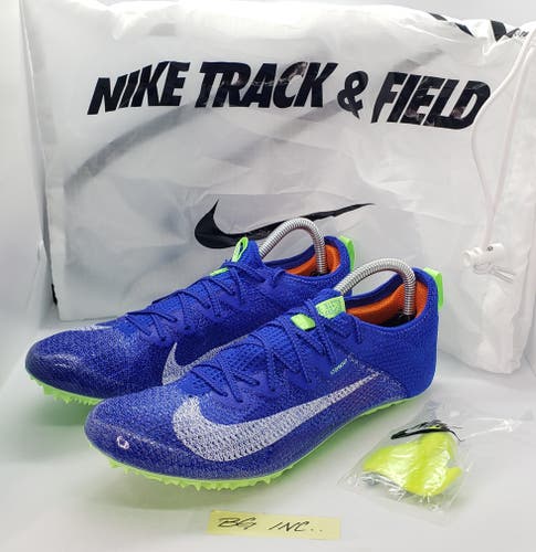 NEW Nike Zoom Superfly Elite 2 Track & Field spikes Racer Blue Mens Size 9 / CD4382-400