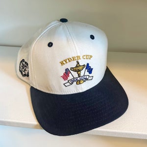 VINTAGE 1995 RYDER CUP at OAK HILL COUNTRY CLUB GOLF NEW ERA SNAPBACK HAT