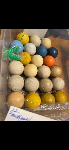 22 lacrosse balls