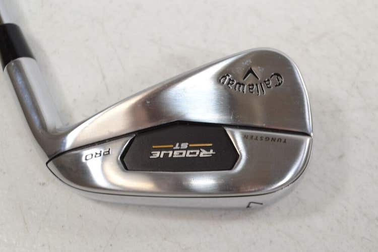 Callaway Rogue ST Pro Single 7 Iron RH Stiff Rifle Tour Flighted Steel # 167056