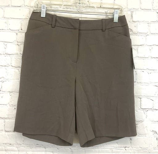 Tehama Adult Womens 104222 Size 6 Dark Brown Golf Bermuda Shorts NWT