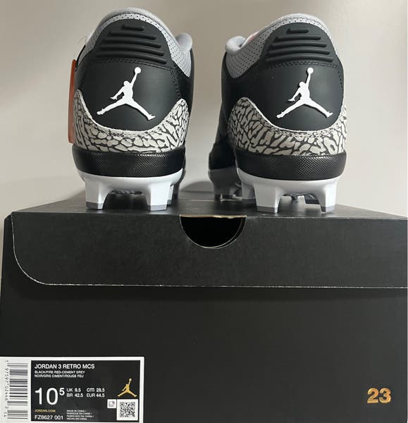 Jordan 3 Retro MCS ブラック×グレー 27cm スパイク Jordan 3 Retro MCS 'Black Cement' - Air Jordan - FZ8627 001