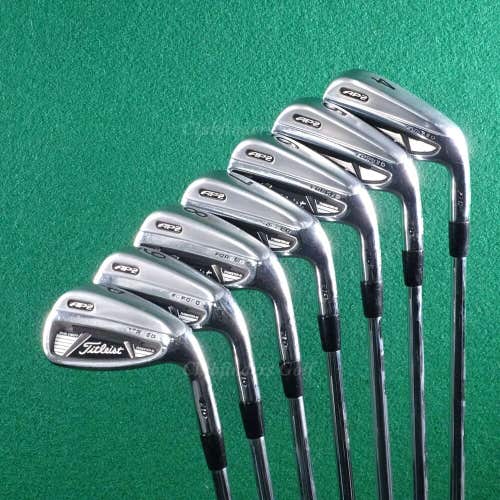Titleist AP2 710 Forged 4-PW Iron Set Project X Rifle 5.5 Steel Firm *READ*