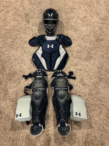 Under Armour youth catchers set - Navy