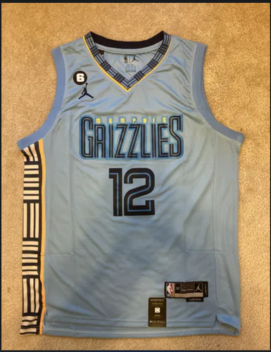 NEW - Mens Stitched Nike NBA Jersey - Ja Morant - Grizzlies - Size M-XL