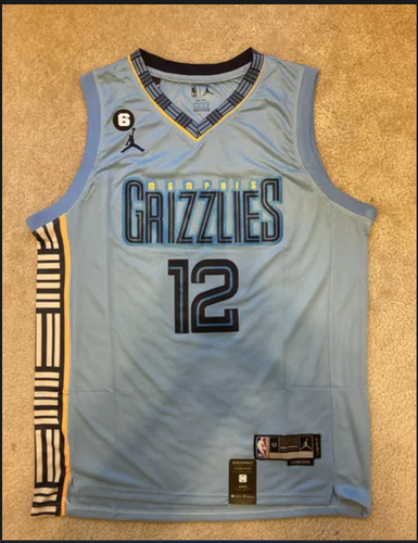 NEW - Mens Stitched Nike NBA Jersey - Ja Morant - Grizzlies - Size S-XL