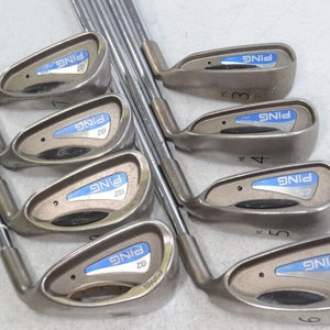 Ping G2 3-W Iron Set Black Dot Right Regular Flex Steel # 169139