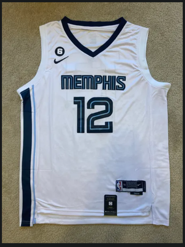 NEW - Mens Stitched Nike NBA Jersey - Ja Morant - Grizzlies - M & XL