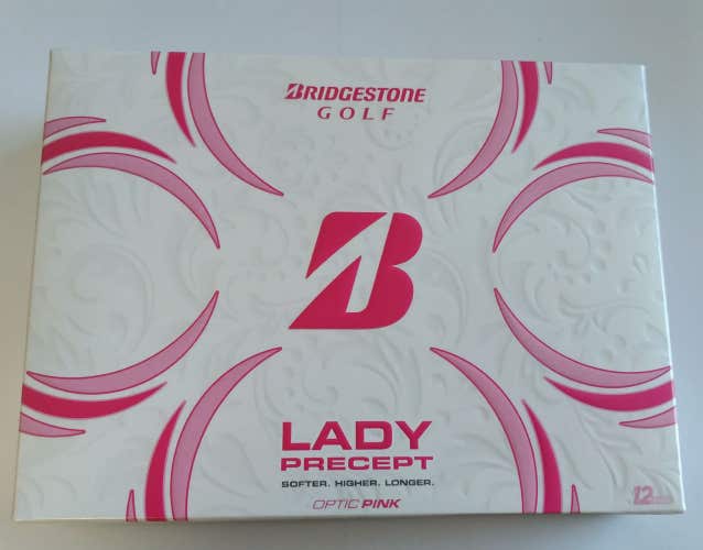 Bridgestone Lady Precept Golf Balls (Optic Pink, 12pk) 2021 WOMEN NEW