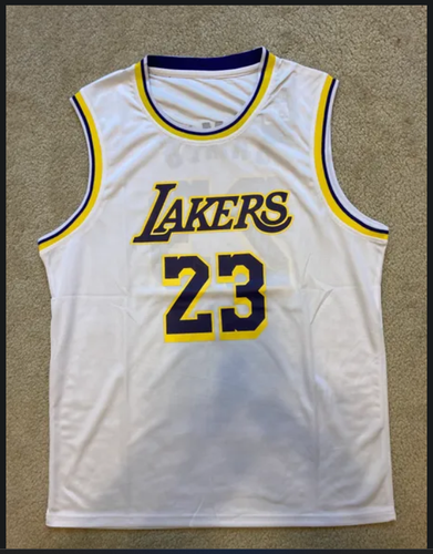 LeBron James Jersey - Mens S-XL - White - Lakers