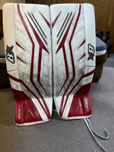 Used  Brian's G-Netik X5 Goalie Leg Pads