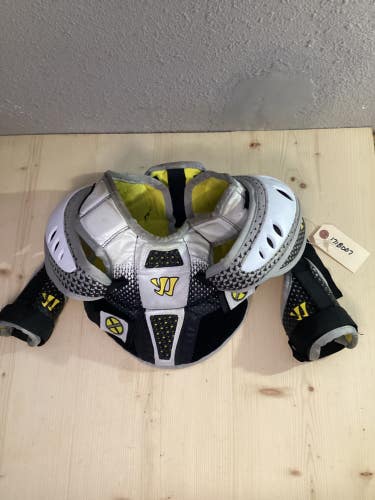 Used Warrior Adrenaline Lacrosse Protective Shoulder/Chest Pads