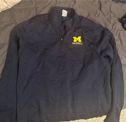 University Of Michigan Baseball Used Large/Extra Large Nike Shirt