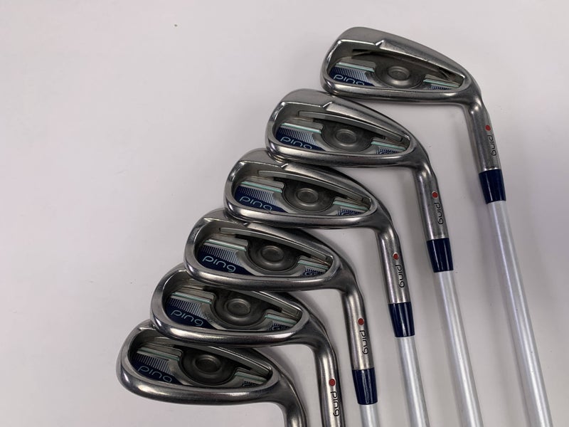 Ping G LE Iron Set 7-PW+GW+SW Red Dot 1* Flat ULT230 Ladies Graphite Womens RH