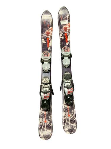 Used Alpina Zoom 90 Cm Boys' Downhill Ski Combo