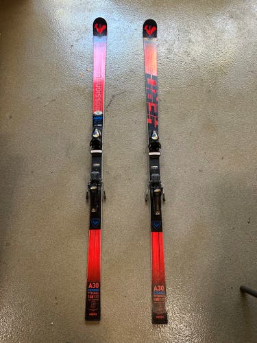 Used 2023 Women's Rossignol 188 cm Racing Hero FIS GS Pro Skis With Bindings Max Din 18