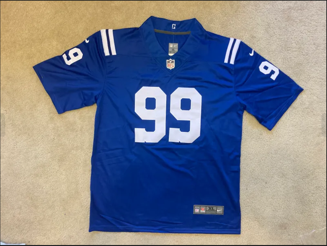 NEW - Mens Stitched Nike NFL Jersey - DeForest Buckner - Colts - M-XL