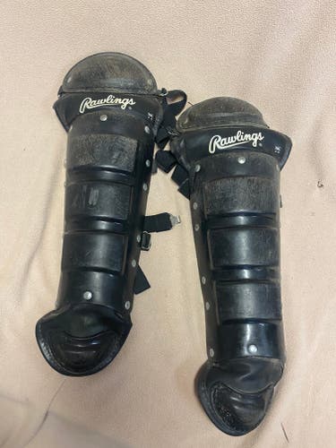 Used Youth Rawlings 76c Catcher's Leg Guards