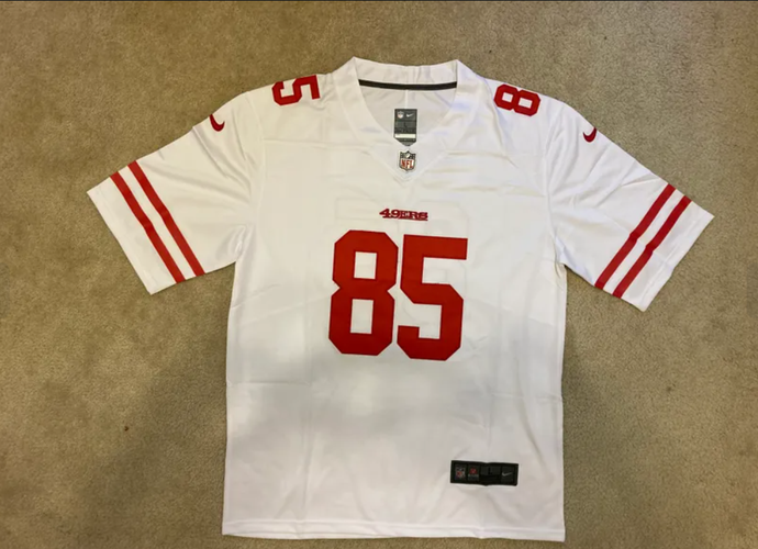 NEW - Men's Stitched Nike NFL Jersey - George Kittle - 49ers - L-2XL