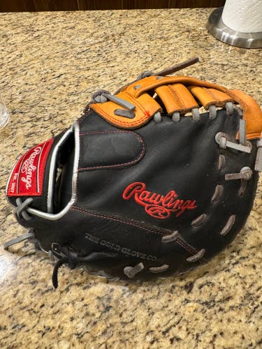 Used 2023 Rawlings R9 ContoUR Series 12" First Base Mitt/Glove - R9FMU-17BT