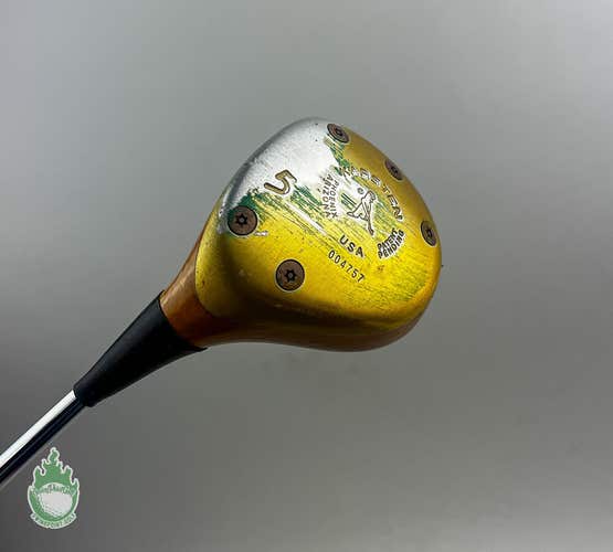 Used Left Hand Ping Karsten Blonde Fairway 5 Wood KT-M Stiff Steel Golf Club