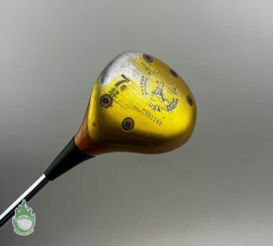 Used Left Hand Ping Karsten Blonde Fairway 7 Wood KT-M Stiff Steel Golf Club