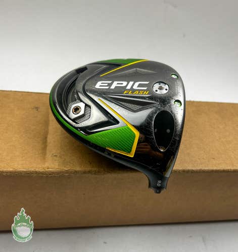 Used Right Handed Callaway EPIC Flash Sub Zero Driver 9* Head Only Golf Club