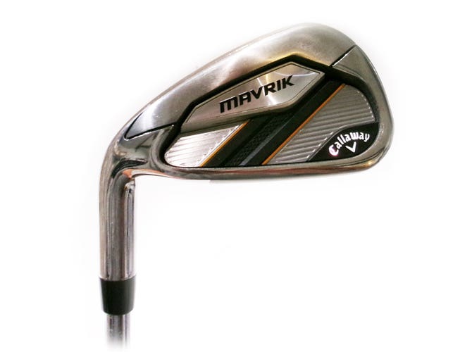 LH Callaway Mavrik Single 7 Iron Steel True Temper Elevate 95 Regular Flex