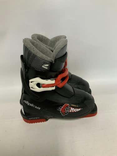 Used Alpina Zoom 185 Mp - Y12 Boys' Downhill Ski Boots