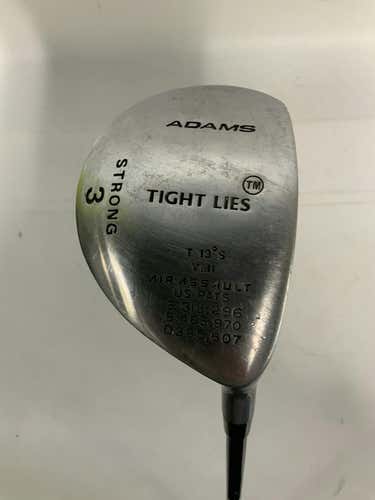 Used Adams Tight Lies 13 Degree 3 Wood Stiff Flex Graphite Shaft Fairway Woods