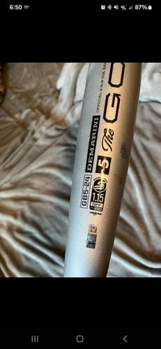 Used 2024 DeMarini The Goods USSSA Certified Bat (-5) Composite 32"