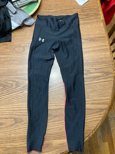 Black/orange Used Small Women's Under Armour Pants