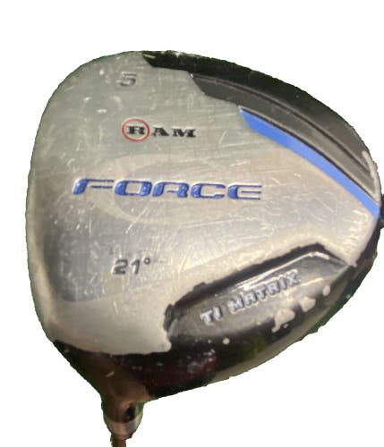 Ram G-Force 5 Wood 21* Left-Handed Men's Regular Graphite 42" New Grip LH