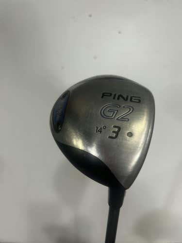 Used Ping G2 3w Mrh 3 Wood Stiff Flex Graphite Shaft Fairway Woods