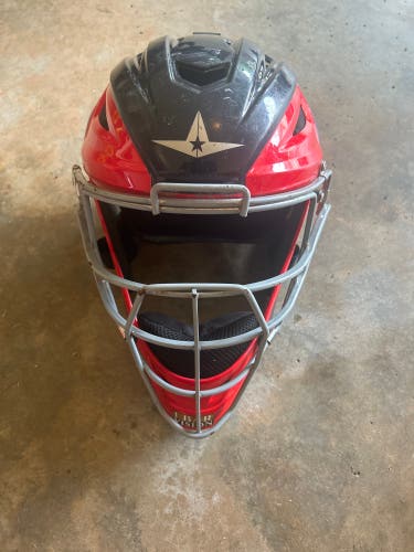 Used  All Star S7 Catchers Mask/Helmet