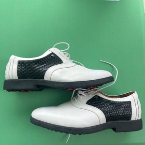 White Used Size 11 Men's Arnold Palmer Legend Golf Shoes
