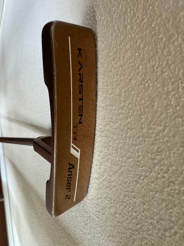 Gold Used Men's Ping Karsten Right Handed Putter 35.5"