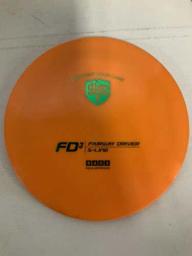 Used Discmania Fd3 S-line 173g Disc Golf Drivers