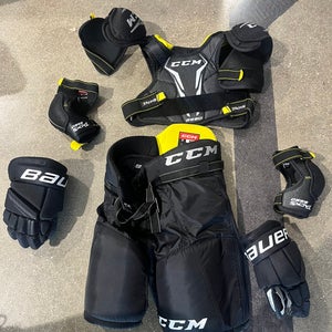 Used Starter Hockey Equipment Bundle CCM Tacks +