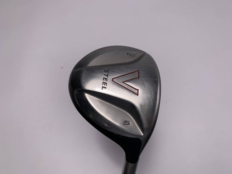 TaylorMade V Steel 5 Fairway Wood 18* MAS2 Stiff Graphite Mens RH