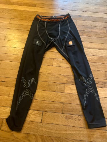 Used Senior Shock Doctor Pro Stock Hockey Pants