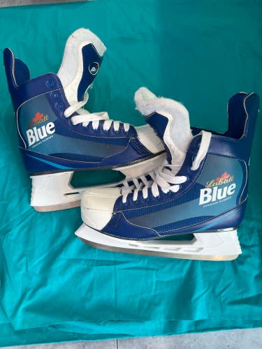 Labatt Blue Canadian Pilsener Senior Hockey Skates 11