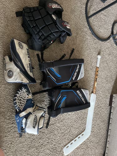 Used goalie gear