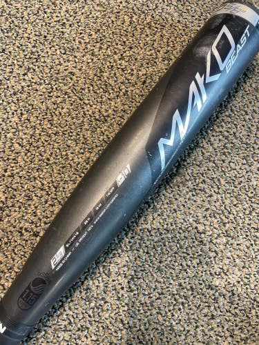 Used 2017 Easton Mako Beast Bat USSSA Certified (-10) Composite 19 oz 29"