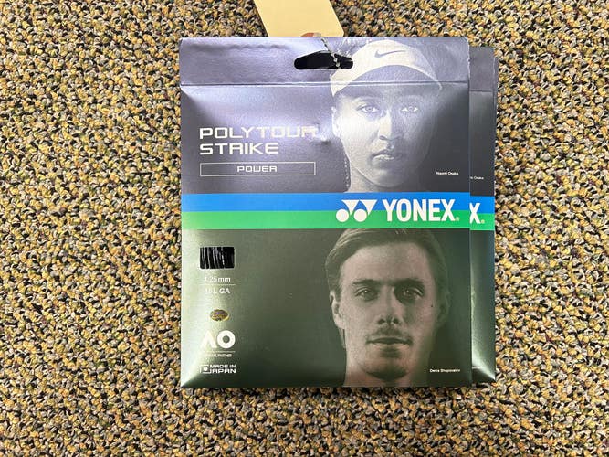 New YONEX Poly Tour Strike Racquet Strings (4 pack)