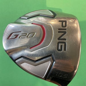 Used Men's Ping G20 Driver Right Handed Stiff Flex 10.5 Loft