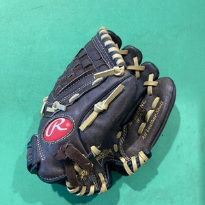 Brown Rawlings Highlight Series Kid Pitch (9YO-13YO) Right Hand Throw Pitcher's Baseball Glove