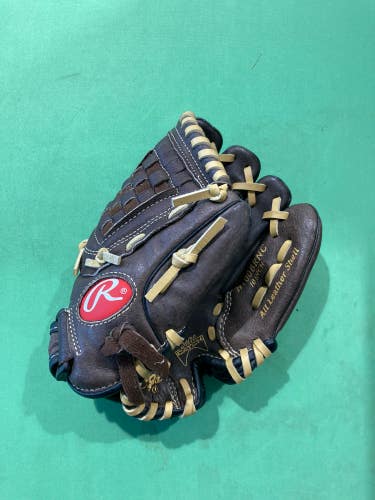Brown Used Kid Pitch (9YO-13YO) Rawlings Highlight Series Right Hand Throw Pitcher's Baseball Glove
